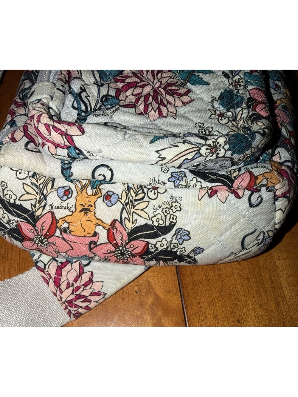 Vera Bradley Harry Potter Herbology Sling Backpack Retired Floral Crossbody - Picture 3 of 7